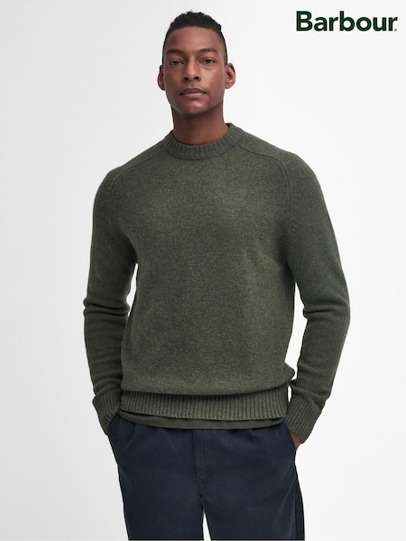 Barbour® Green Grangetown Crew Neck Sweater (AY1647) | €155