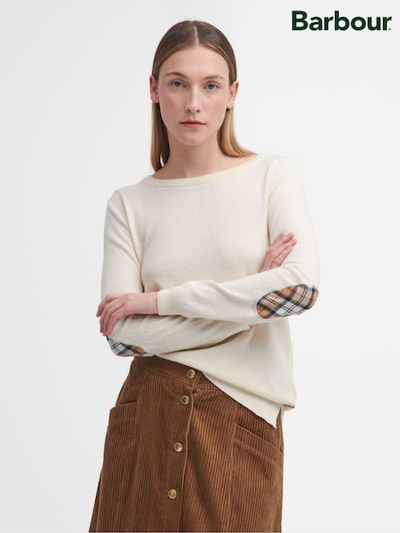 Barbour® Cream Pendle Crew Jumper (AY1648) | €123