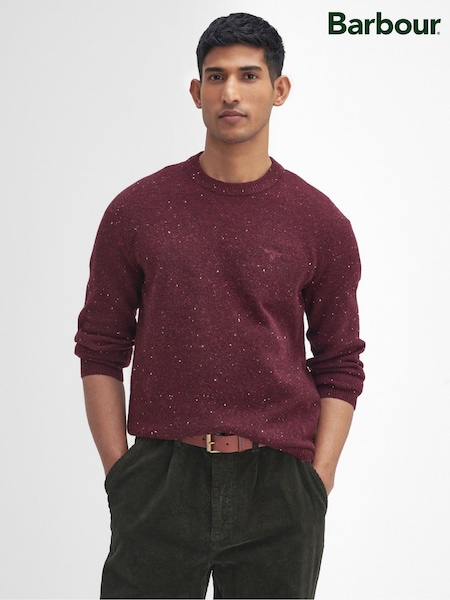 Barbour® Red Tainsbury Crew Jumper (AY1686) | €138