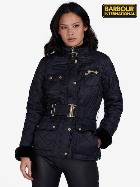 Barbour® International Moder Pquilt Black Jacket (AY1695) | €305