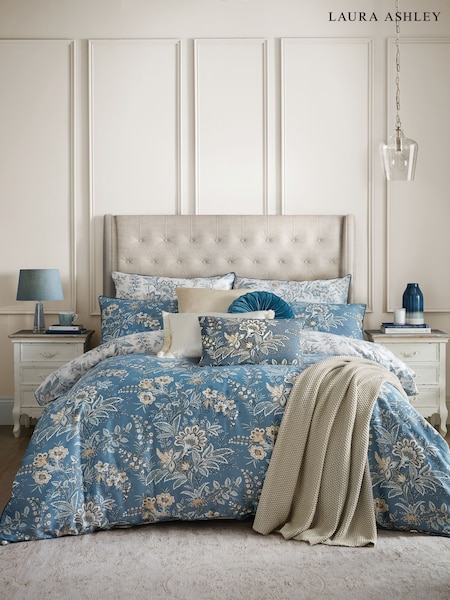 Laura Ashley Seaspray 100% Cotton Marlbrook Duvet Cover and Pillowcase Set (AY1783) | €68 - €122