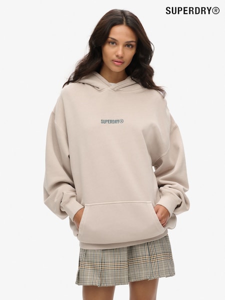 Superdry Oversized Micro Logo Graphic Hoodie (AY1819) | €87