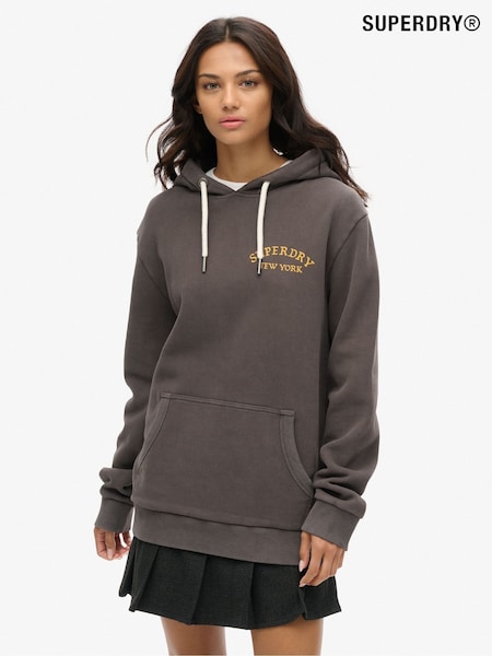 Superdry Black Oversized Tattoo Back Graphic Hoodie (AY1852) | €77