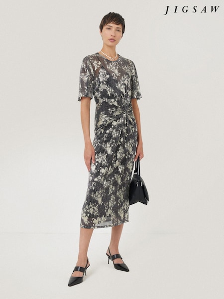 Jigsaw Gold Knot Front Dress (AY1916) | €134