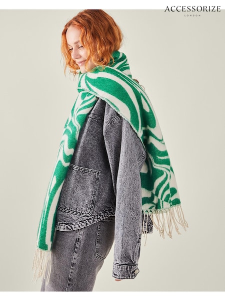 Accessorize Abstract Print Winter Blanket Scarf (AY1925) | € 20