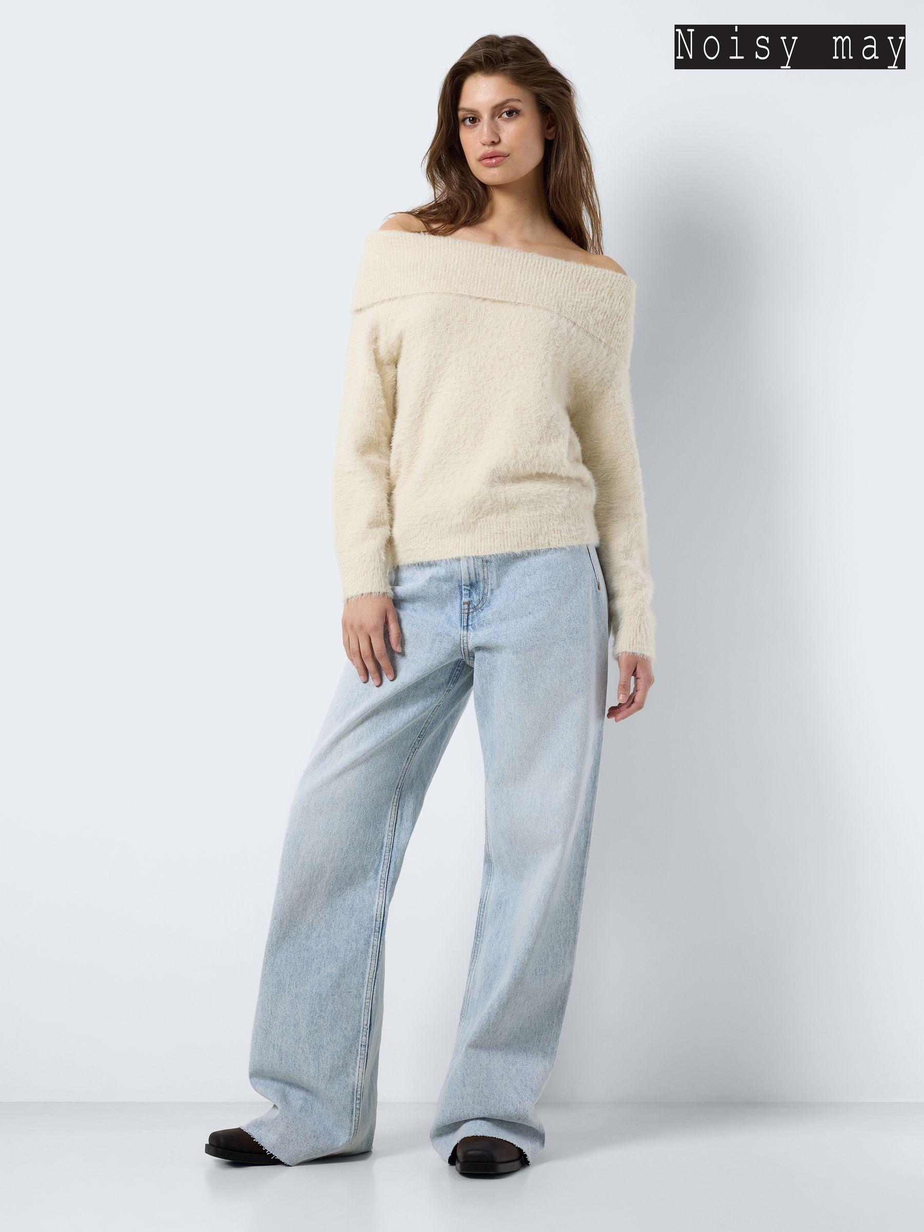 Women s White Bardot Knitwear Next Ireland