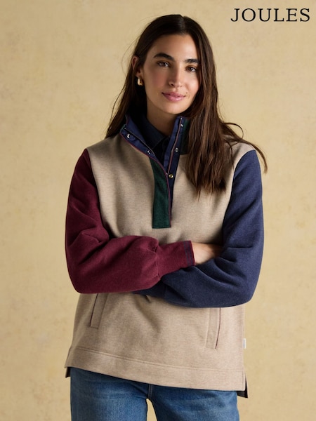 Diverse modele - Burnham Cotton Funnel Neck Quarter Zip Sweatshirt (AY2081) | 521 LEI
