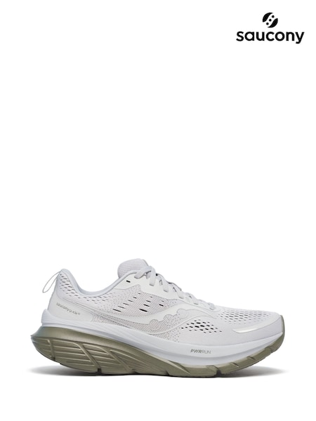 Saucony Mens White/green Guide 18 Trainers (AY2084) | ‏654‏₪