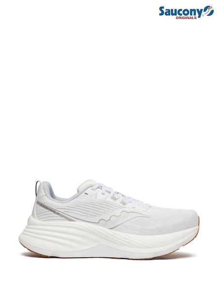 Saucony Mens Hurricane 24 White Trainers (AY2092) | €217