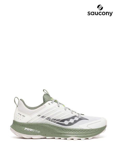 Saucony Mens White Ride TR2 Trainers (AY2097) | €193