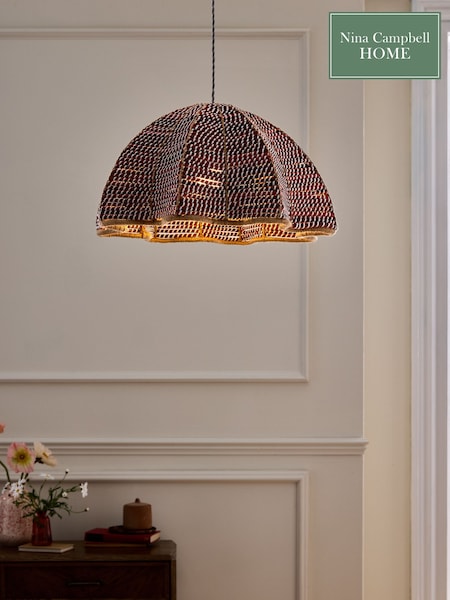 Nina Campbell Rust Brown Easy Fit Echinus Shade (AY2179) | €108