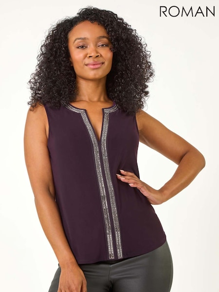 Violetti - Roman Petite Stretch - Sparkle Trim toppi (AY2204) | €63