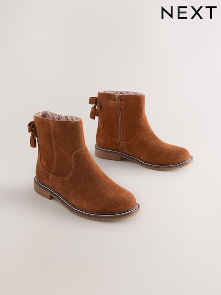 Tan Brown Suede Water Repellent Ankle Boots (AY2245) | €56 - €66