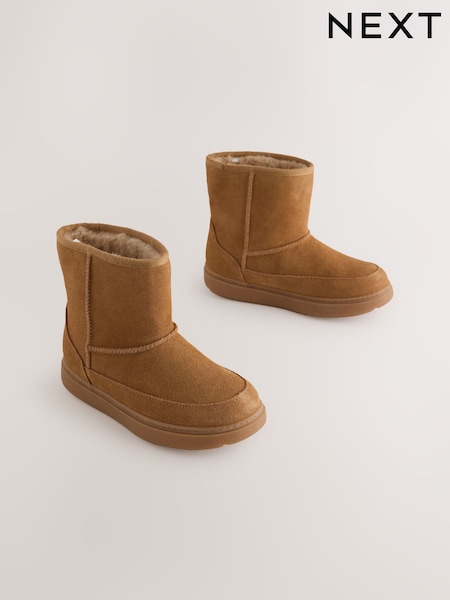 Tan Brown Water Repellent Suede Boots (AY2264) | AED168 - AED203