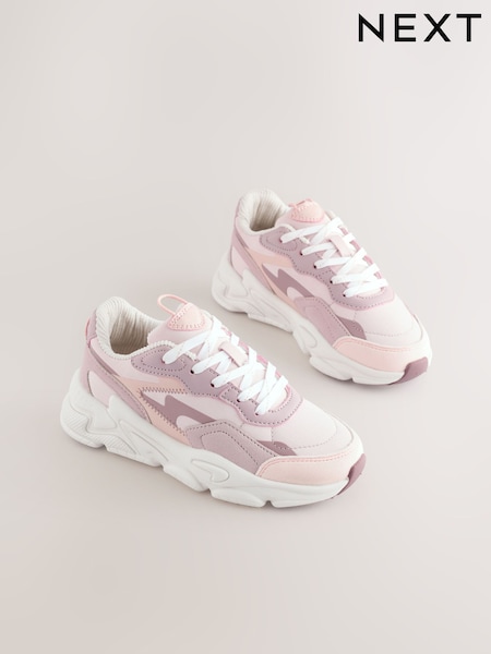 Mauve Purple Lace-Up Trainers (AY2347) | €32 - €40