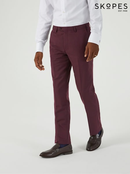 Skopes Red Tailored Fit Madrid Suit Trousers (AY2352) | 243 QAR