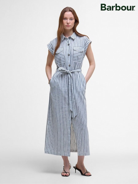 Barbour® Blue Abby Midi Dress (AY2375) | ₪630