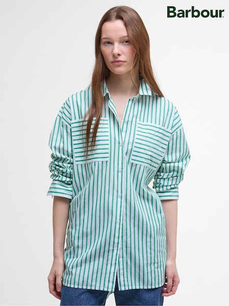 Barbour® Green Nicola 100% Cotton Shirt (AY2394) | €115