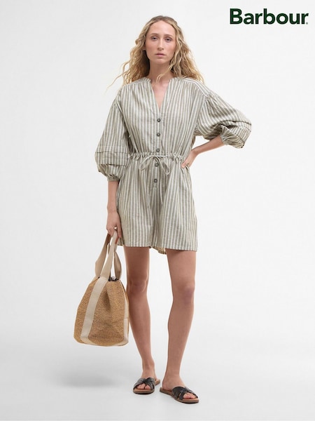 Barbour® Green Bobby Playsuit (AY2396) | €114