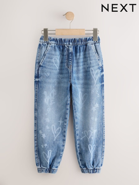 Denim Graffiti Print Joggers (3-16yrs) (AY2480) | AED86 - AED112