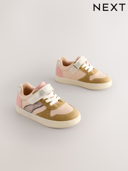 لون محايد - Touch Fastening Lace Elastic Trainers (AY2562) | ‏99 ر.ق. - ‏109 ر.ق.