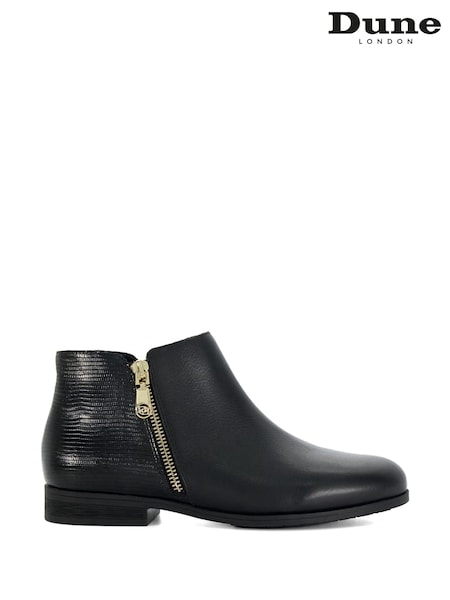Dune London Pandias Low Heel Boots (AY2603) | 737 LEI