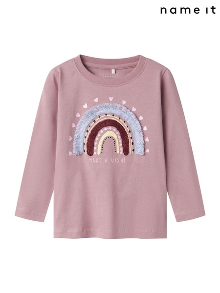 Name It Rainbow Applique Jersey Long Sweat Top (AY2746) | € 12