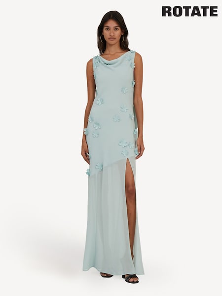 Rotate Maxi Waterfall Dress (AY2749) | ‏1,609‏₪