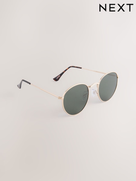 Khaki Green Round Sunglasses (AY2773) | €19.50