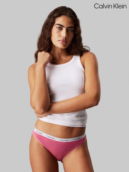 Calvin Klein Aqua/Pink Modern Logo Full Briefs (AY2809) | AED41