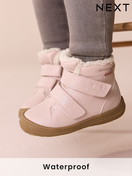 Pink Waterproof Touch Fastening Boots (AY2834) | €47 - €53
