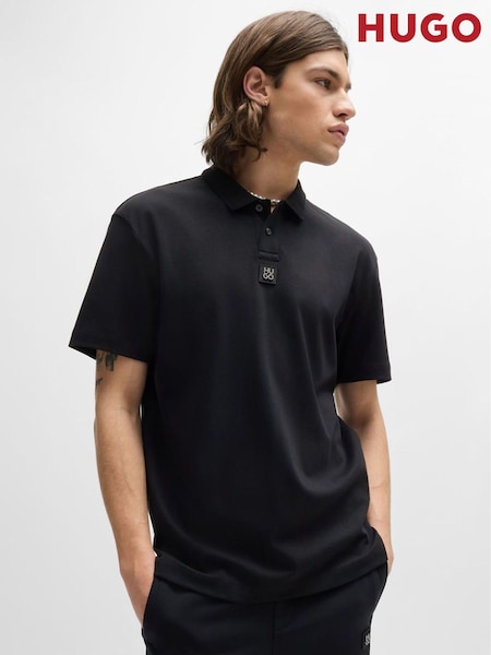 HUGO Signature Stacked Logo 100% Cotton Polo Shirt (AY3027) | ‏577 د.إ.‏