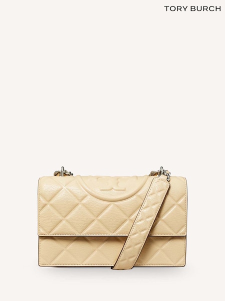 Tory Burch White Fleming Small Convertible Shoulder Bag (AY3232) | €696