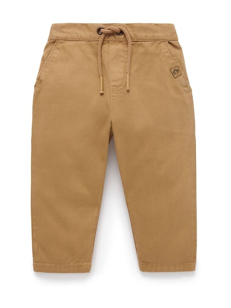 Purebaby Brown Classic 100% Cotton Chinos (AY3311) | AED87