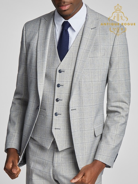 Antique Rogue Grey Check Jacket (AY3360) | €165