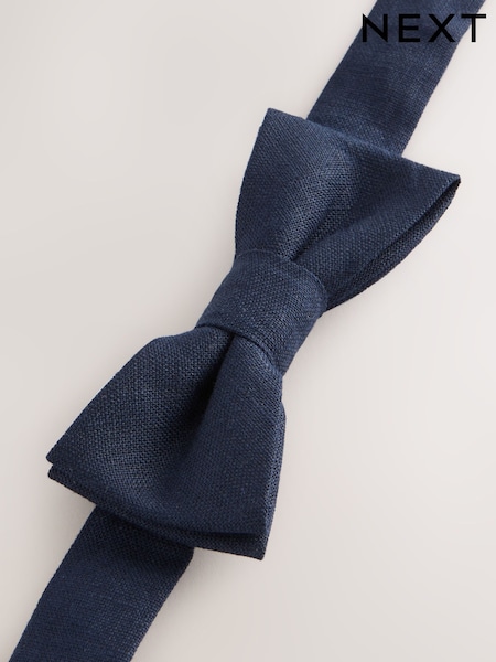 Темно-синий - 100% Linen Bow Tie (1-16yrs) (AY3443) | €11