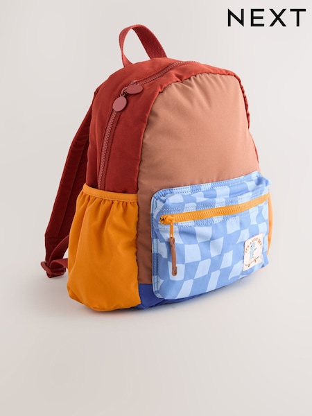 Colourblock Check Backpack (AY3460) | R$ 195