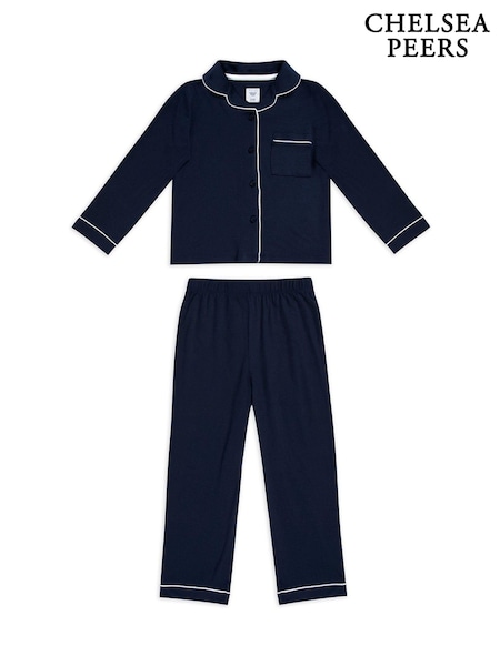 Chelsea Peers Kids Tencel™ Modal Long Button-up Pyjamas Set (AY3503) | ‏268 ر.س.‏
