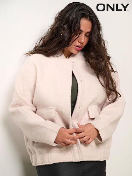 Only Curve Boucle Bomber Jacket (AY3505) | €76