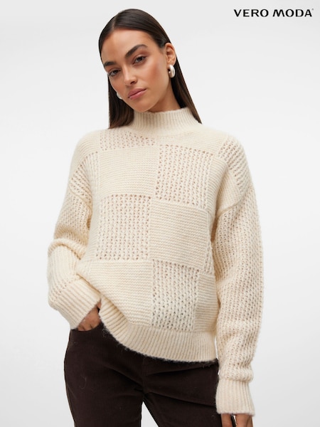 VERO MODA Long Sleeve High Neck Jumper (AY3547) | €34
