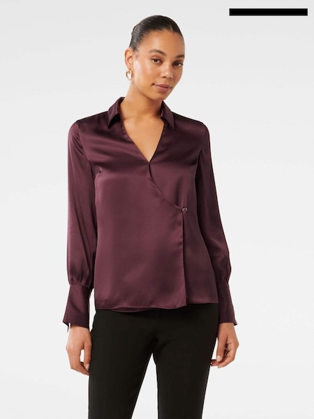 Forever New Minnie Wrap Shirt (AY3593) | 208 LEI