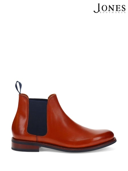 Jones Bootmaker Brown Bayridge Leather Chelsea Boots (AY3641) | €82