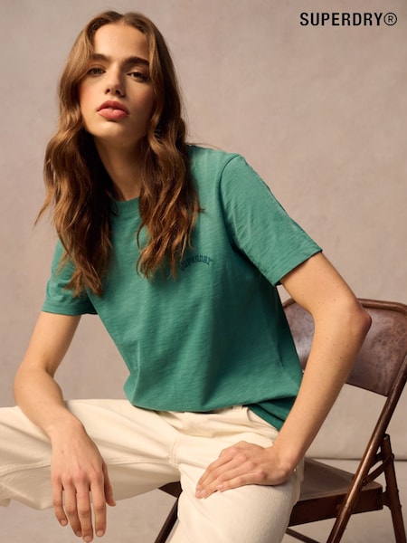 Superdry Green Essential Logo Washed T-Shirt (AY3661) | 1,202 UAH