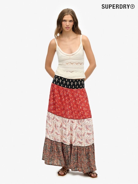 Superdry Multi Printed Maxi Skirt (AY3664) | kr1 164
