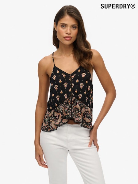 Multi - Superdry Off Vintage Ladder Trim Cami Top (AY3707) | 201 LEI