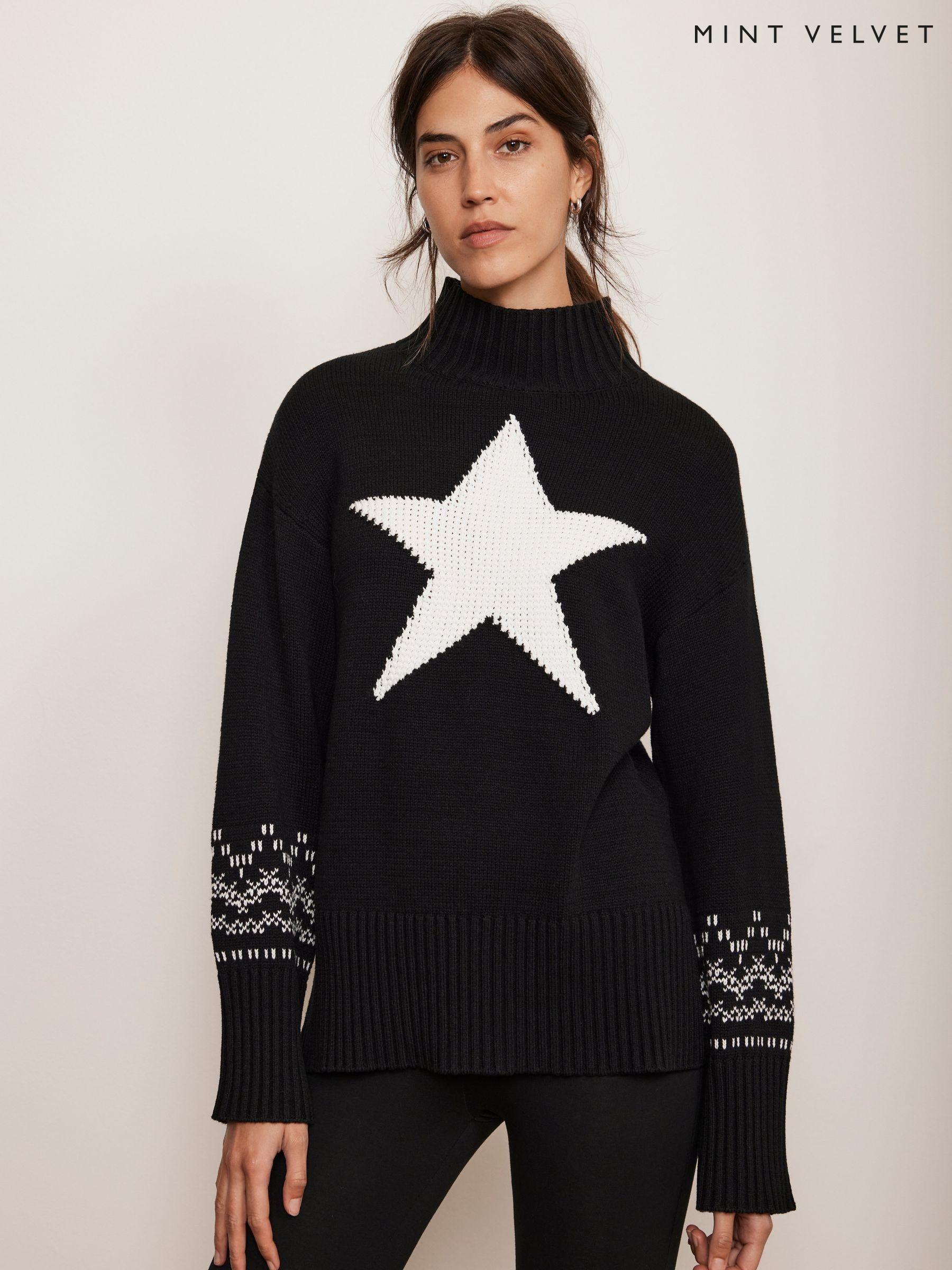 Buy Women s Jumpers Mint Velvet Black Online Next USA