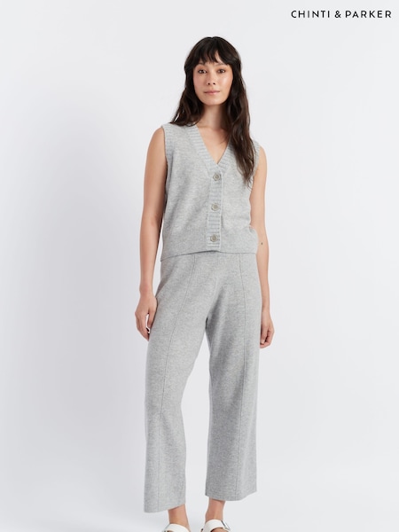 Chinti and Parker Wool Cashmere Blend V-Neck Waistcoat (AY3817) | €126