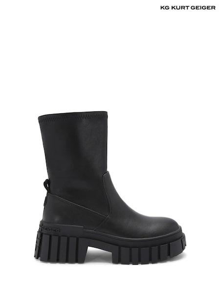 KG Kurt Geiger Tegan Sock2 Black Boots (AY3825) | R$ 1.175