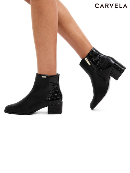 Carvela Callie Ankle Black Boots (AY3841) | R$ 880