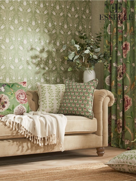 Esselle Green Botanic Vines Spring Cushion (AY3916) | AED262